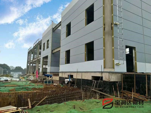 寶潤達聚氨酯夾芯板應用國家電網變電站項目